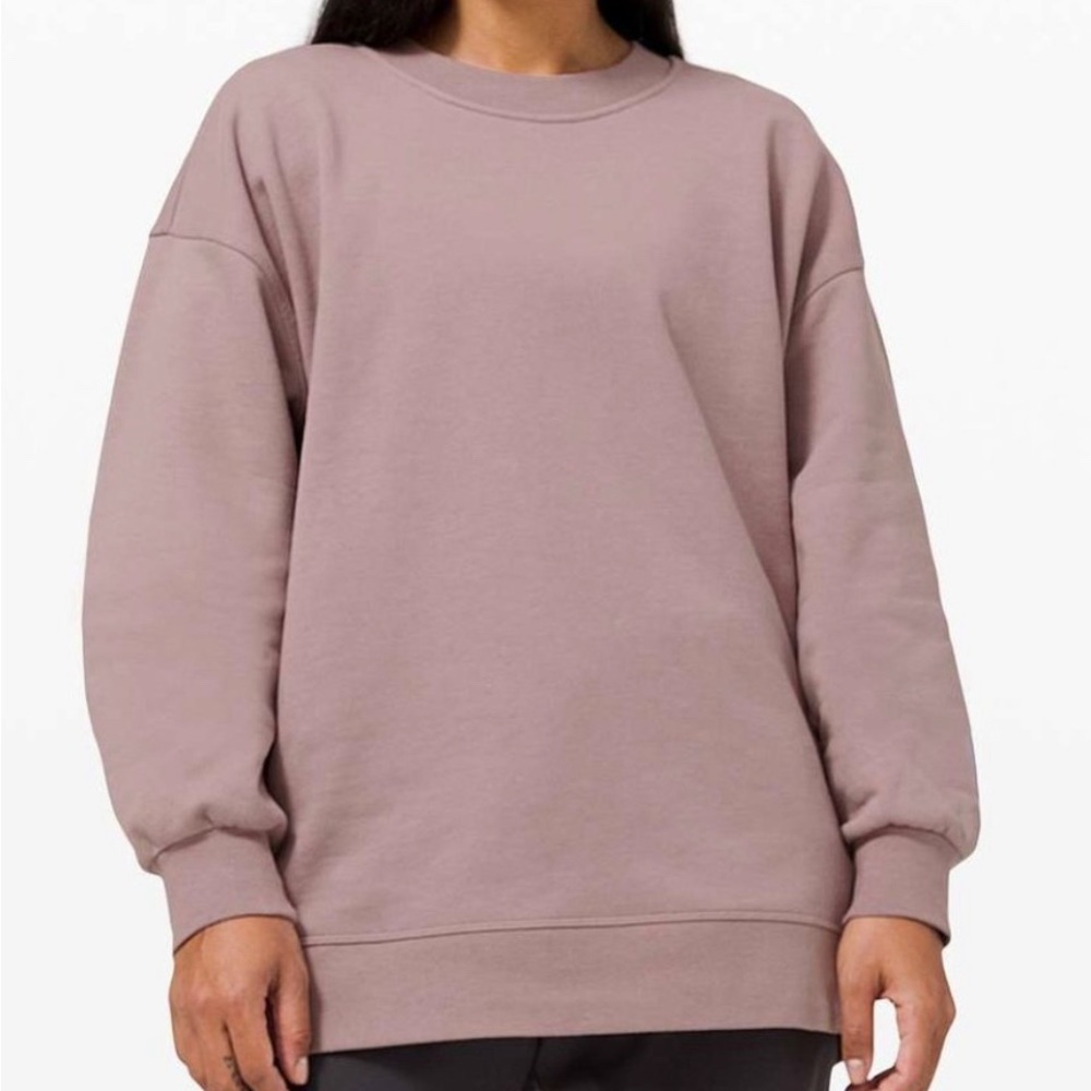 Lululemon Perfectly Oversized Crew Sweatshirt Crewneck Light Purple